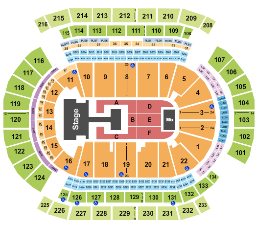 Prudential Center Seating Chart: Ive