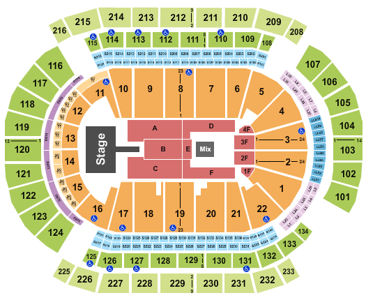 Prudential Center Seating Chart: Jhene Aiko
