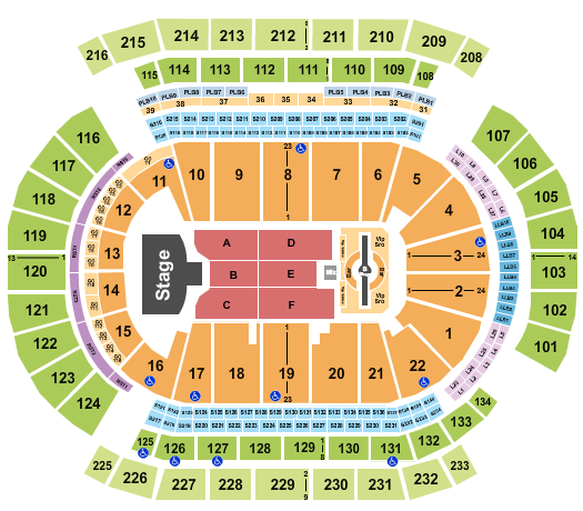 Prudential Center Seating Chart: Justin Timberlake