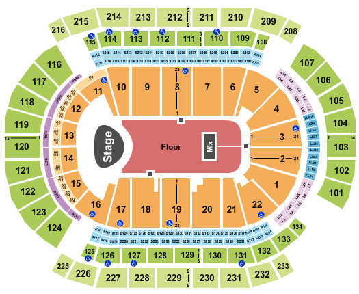Prudential Center Seating Chart: Kacey Musgraves