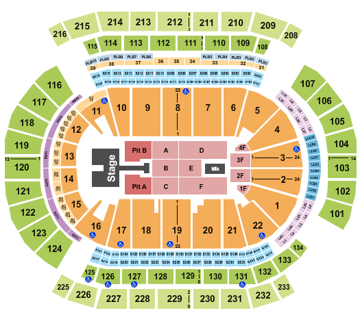 Prudential Center Seating Chart: Kelsea Ballerini