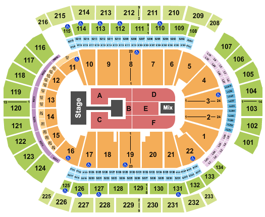 Prudential Center Seating Chart: Kirk Franklin