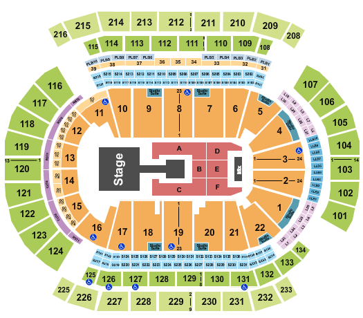 Prudential Center Seating Chart: Le Sserafim 2