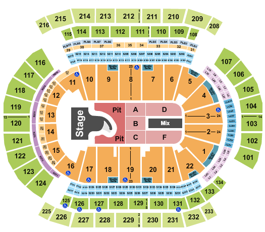 Prudential Center Seating Chart: Megan Moroney