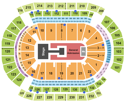 Prudential Center Seating Chart: NCT127