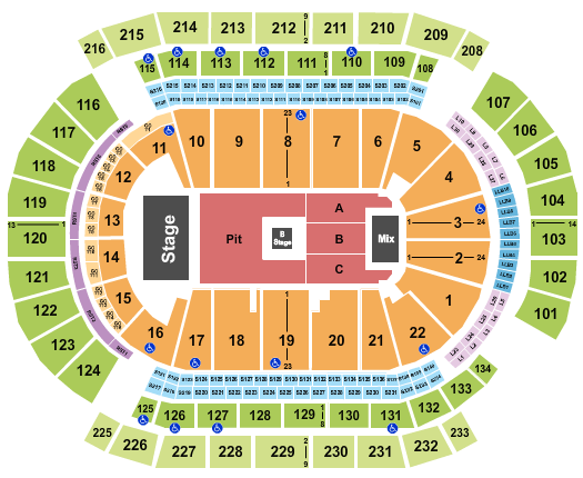 Prudential Center Seating Chart: Nine Inch Nails