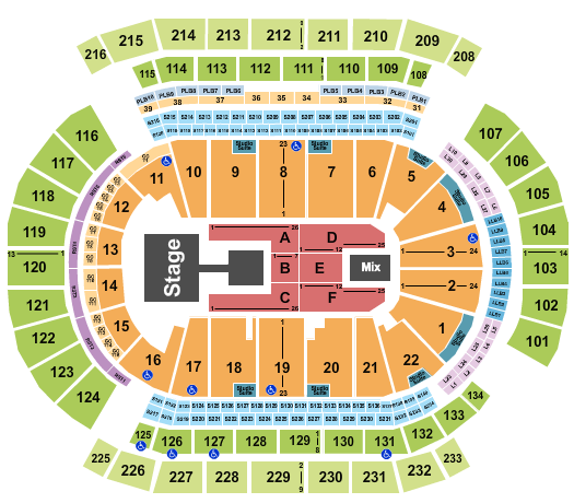 Prudential Center Seating Chart: Peso Pluma