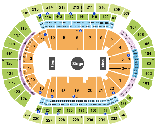 Prudential Center Seating Chart: Ringling Bros
