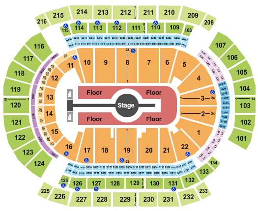 Prudential Center Seating Chart: Rod Wave