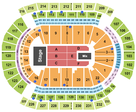 Prudential Center Seating Chart: TSO