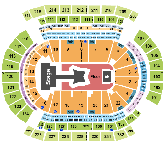 Prudential Center Seating Chart: Tomorrow X Together