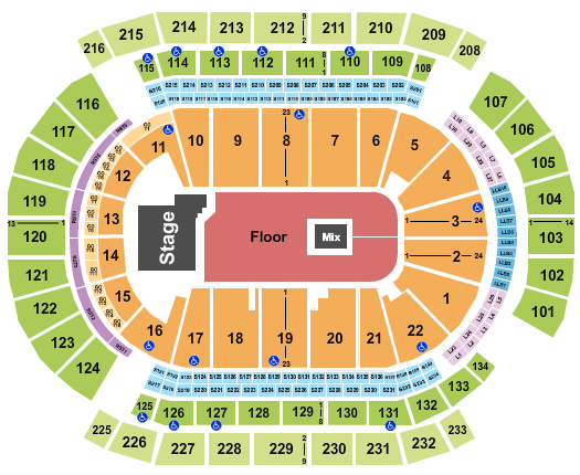 Prudential Center Seating Chart: Twenty One Pilots