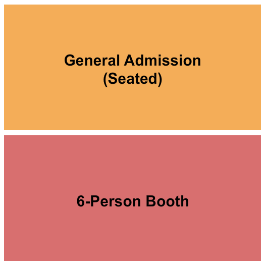 Pub Station Ballroom Seating Chart: GA/Booths