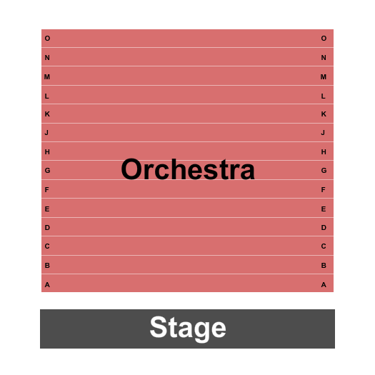 Public Theater - Martinson Hall Seating Chart: Endstage 2