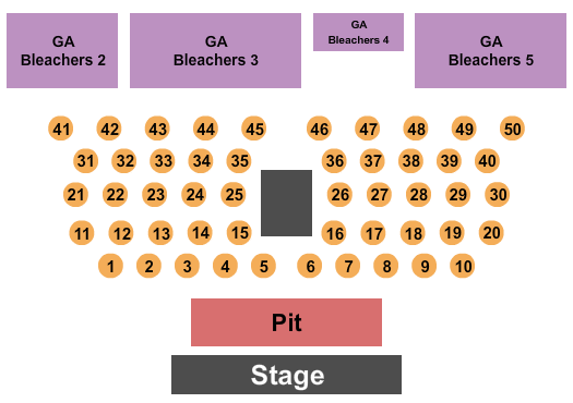 Pueblo Ice Arena Seating Chart: Endstage Pit