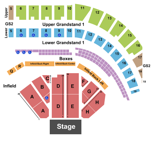 Puyallup Fairgrounds At Washington State Fair Events Center Seating Chart