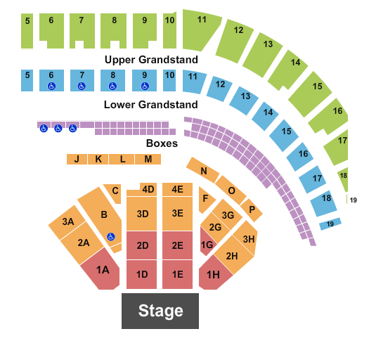 Puyallup Fairgrounds At Washington State Fair Events Center Seating Chart