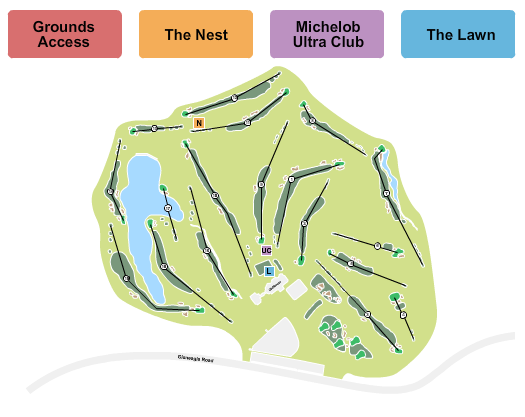 Quail Hollow Golf Club Seating Chart: PGA Champ