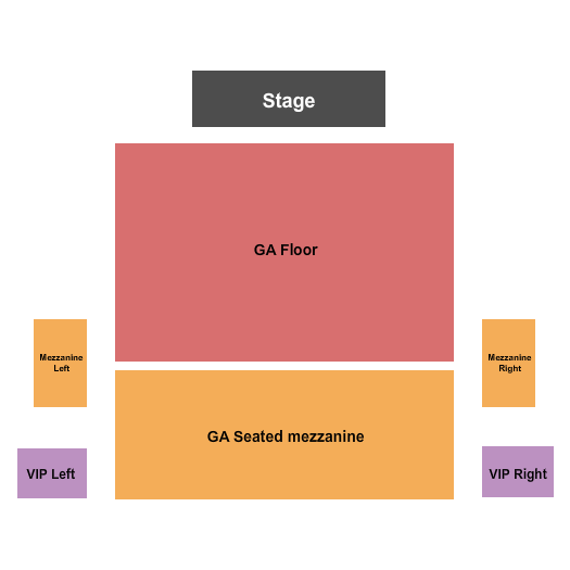 Queen Elizabeth Theatre - Toronto Seating Chart: GA Floor & GA Seated Mezz