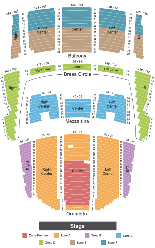 Imperial Vancouver Seating Chart