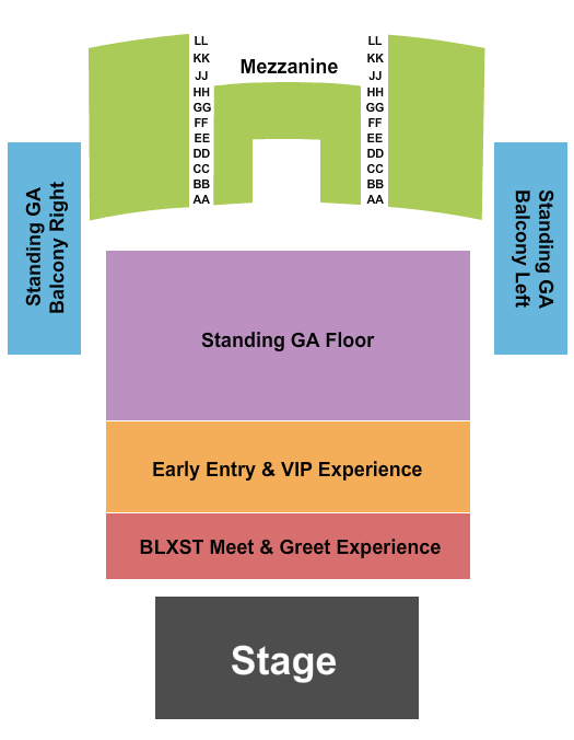 Queen Elizabeth Theatre - Toronto Seating Chart: BLXST