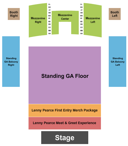 Queen Elizabeth Theatre - Toronto Seating Chart: Lenny Pearce