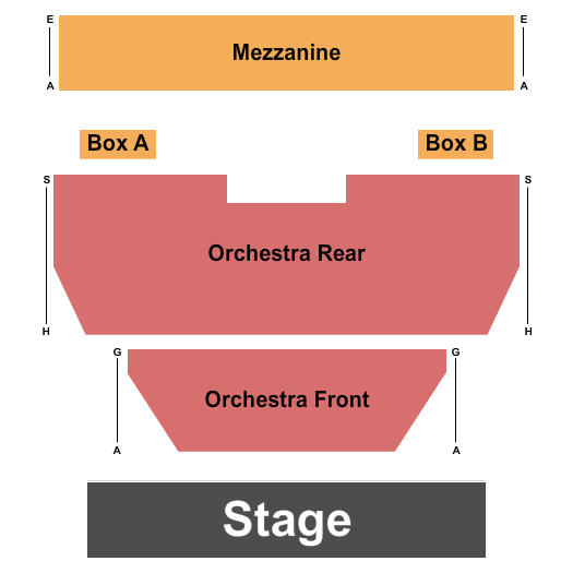 Queensborough Performing Arts Center Seating Chart: Endstage