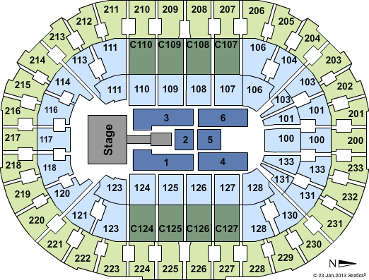 Quicken Loans Arena Seating Chart