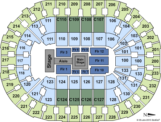 Quicken Loans Arena Seating Chart