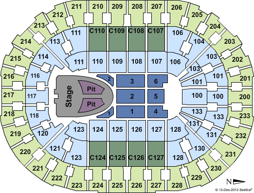 Quicken Loans Arena Seating Chart