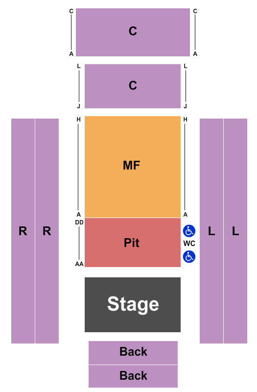 RBC Theatre At The Living Arts Centre Seating Chart