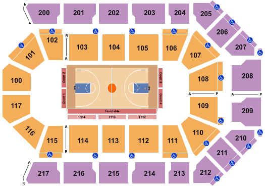 Mechanics Bank Arena Seating Chart: Basketball Globetrotters