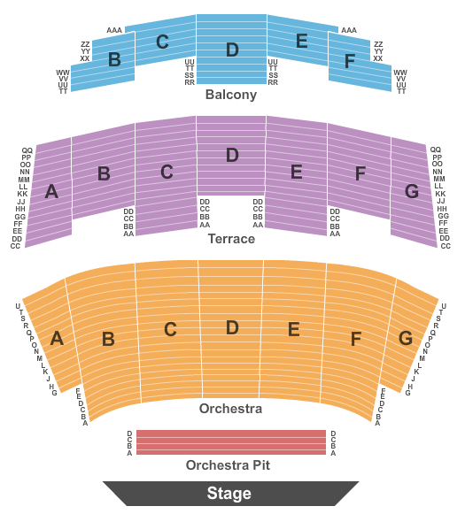 Burbank Auditorium Seating Chart