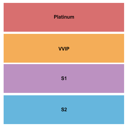 Racket - NY Seating Chart: Platinum/VVIP