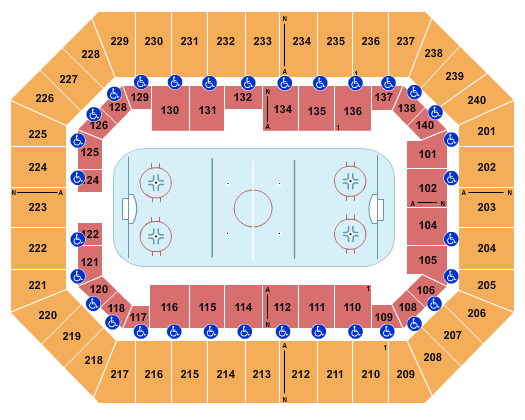 Raising Cane's River Center Arena Seating Chart