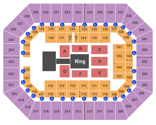 Ppg Paints Arena Seating Chart Wwe