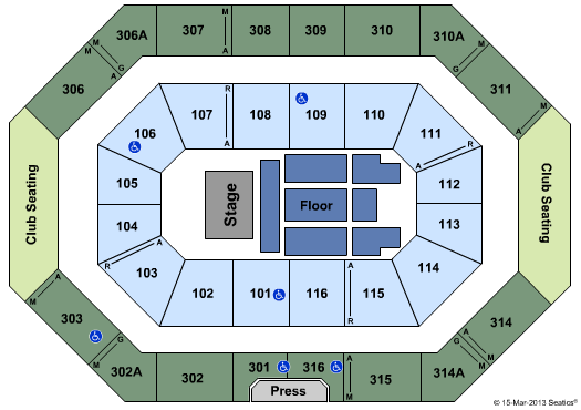 Ralph Engelstad Arena Seating Chart