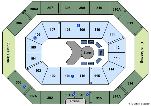 Ralph Engelstad Arena Seating Chart