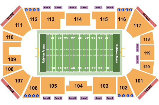 Liberty First Credit Union Arena Map
