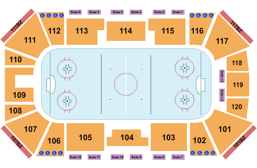 Liberty First Credit Union Arena Seating Chart