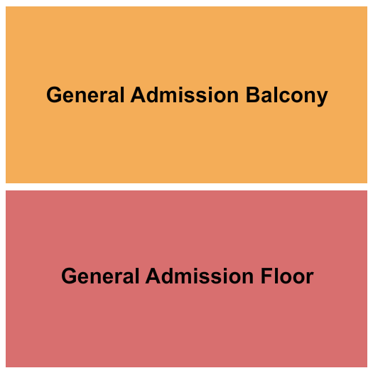 Ramova Theatre Seating Chart: GA Floor/GA Balc