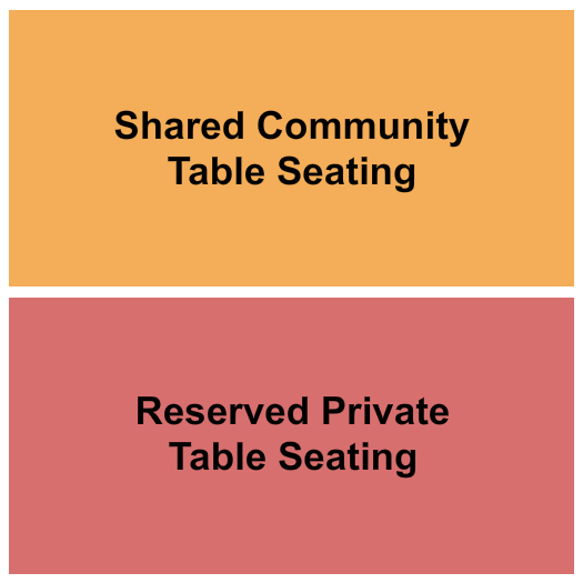 Rancho Nicasio Seating Chart: Private&Comm. Table