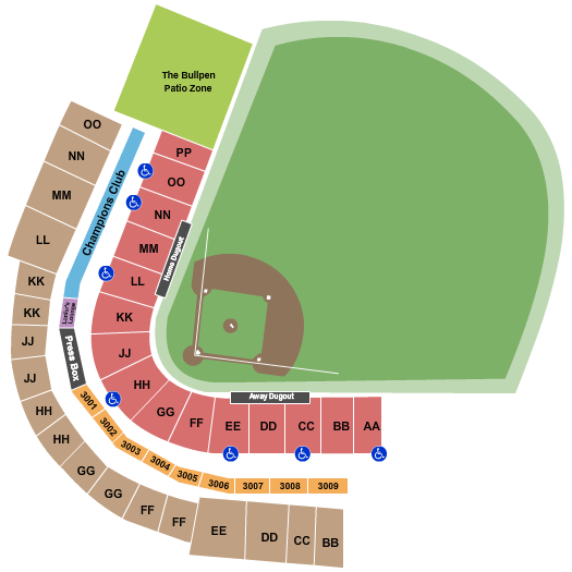 Rockland Boulders Seating Chart