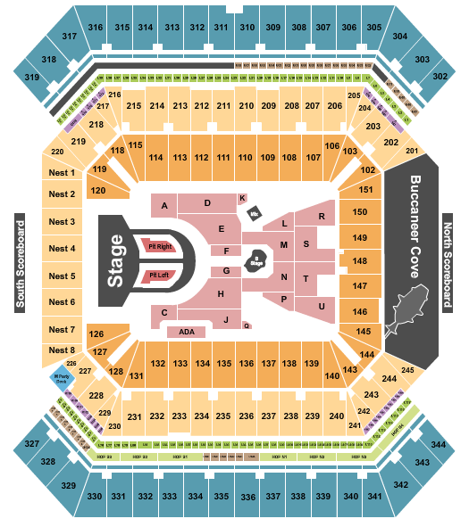 Raymond James Stadium Seating Chart: Karol G