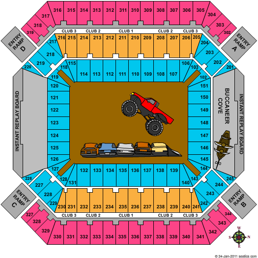 Raymond James Stadium Seating Chart