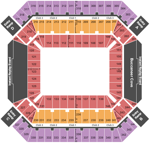 Raymond Stadium Seating Chart