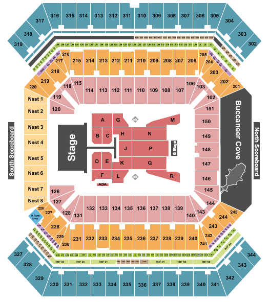 Raymond James Stadium Seating Chart: Post Malone