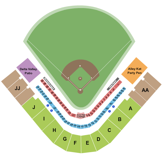 RE/MAX Field Seating Chart: Baseball