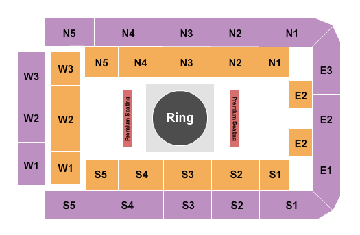 Recreation Hall - Penn State University Seating Chart: Wrestling