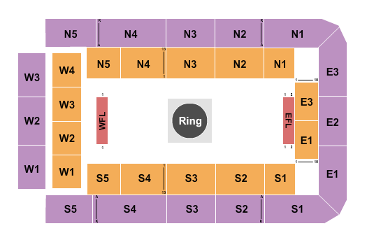 Recreation Hall - Penn State University Seating Chart: Wrestling